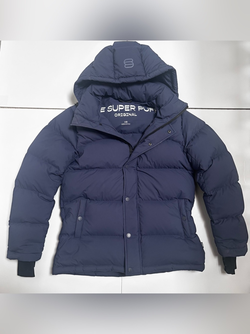 Aritzia The Super Puff Original 700+ Goose Down Jacket Navy XS